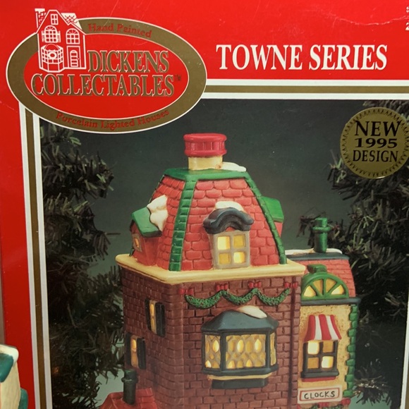 VNTG Dickens Collectible - Lighted Toys and Clock Shop 1995 - Picture 2 of 4
